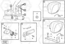 34701 Lighting, front EC150 ?KERMAN ?KERMAN EC150 SER NO - 129, Volvo Construction Equipment