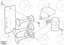 34706 Compressor horn EC150 ?KERMAN ?KERMAN EC150 SER NO - 129, Volvo Construction Equipment