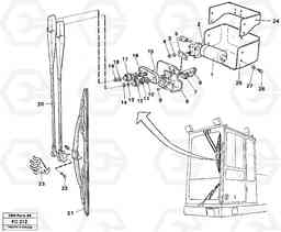 7700 Windscreen wiper, upper EC150 ?KERMAN ?KERMAN EC150 SER NO - 129, Volvo Construction Equipment