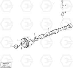 31375 Camshaft EC150 ?KERMAN ?KERMAN EC150 SER NO - 129, Volvo Construction Equipment