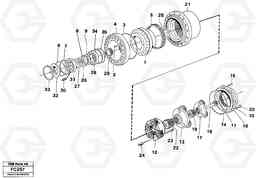 30047 Planetary gear, travel EC150 ?KERMAN ?KERMAN EC150 SER NO - 129, Volvo Construction Equipment