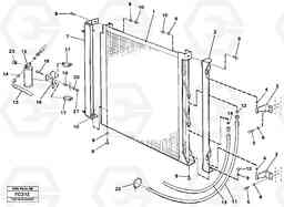 46778 Condensor with fitting parts cooling agent R134 A EC150 ?KERMAN ?KERMAN EC150 SER NO - 129, Volvo Construction Equipment