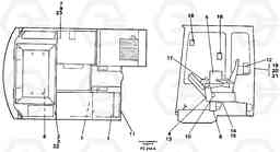 28483 Sign plates and transfer,inner location EC150 ?KERMAN ?KERMAN EC150 SER NO - 129, Volvo Construction Equipment