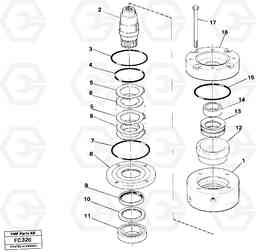 30046 Slewing brake EC150 ?KERMAN ?KERMAN EC150 SER NO - 129, Volvo Construction Equipment