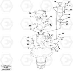 76298 Slewing gear box, compl. EC150 ?KERMAN ?KERMAN EC150 SER NO - 129, Volvo Construction Equipment