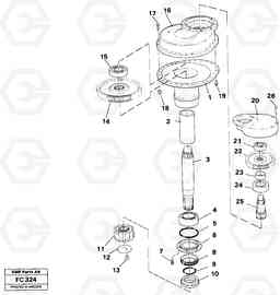 6754 Swing gearbox EC150 ?KERMAN ?KERMAN EC150 SER NO - 129, Volvo Construction Equipment