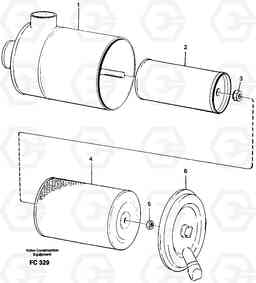 34691 Air filter EC150 ?KERMAN ?KERMAN EC150 SER NO - 129, Volvo Construction Equipment