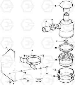 33702 Oil bath filter EC150 ?KERMAN ?KERMAN EC150 SER NO - 129, Volvo Construction Equipment