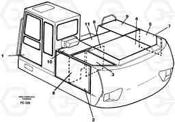 33384 Doors, hatches EC150 ?KERMAN ?KERMAN EC150 SER NO - 129, Volvo Construction Equipment