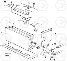 7953 Evaporator with fitting parts cooling agent R12 EC150 ?KERMAN ?KERMAN EC150 SER NO - 129, Volvo Construction Equipment