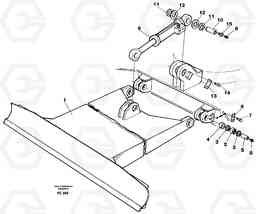 55580 Dozer blade 2,5m, 2,6m EC150 ?KERMAN ?KERMAN EC150 SER NO - 129, Volvo Construction Equipment