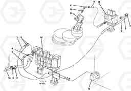 78079 Hydraulic system, return lines EW150 ?KERMAN ?KERMAN EW150 SER NO - 318, Volvo Construction Equipment