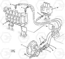 35063 Hydraulic system, feed line EW150 ?KERMAN ?KERMAN EW150 SER NO - 318, Volvo Construction Equipment