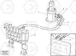 35324 Hydraulic system, transport in uppercarrige EW150 ?KERMAN ?KERMAN EW150 SER NO - 318, Volvo Construction Equipment