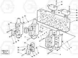 1922 Main valve assembly valves EW150 ?KERMAN ?KERMAN EW150 SER NO - 318, Volvo Construction Equipment