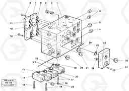 59416 Slew valve assembly block EW150 ?KERMAN ?KERMAN EW150 SER NO - 318, Volvo Construction Equipment