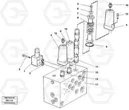 33717 Slew valve assembly valve EW150 ?KERMAN ?KERMAN EW150 SER NO - 318, Volvo Construction Equipment