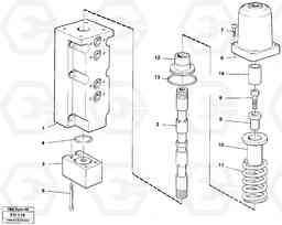 106854 Four-way valve, boom secondary EW150 ?KERMAN ?KERMAN EW150 SER NO - 318, Volvo Construction Equipment