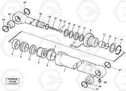 34300 Bucket cylinder EW150 ?KERMAN ?KERMAN EW150 SER NO - 318, Volvo Construction Equipment