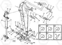 34297 Backhoe dipper arm incl. connections, 2.0m 2.4m EW150 ?KERMAN ?KERMAN EW150 SER NO - 318, Volvo Construction Equipment