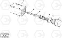 16524 Pressure limiting valve, four-way valve EW150 ?KERMAN ?KERMAN EW150 SER NO - 318, Volvo Construction Equipment