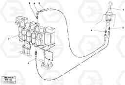 35076 Servo hydraulics, dipper arm EW150 ?KERMAN ?KERMAN EW150 SER NO - 318, Volvo Construction Equipment