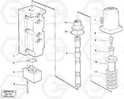 98274 Four-way valve, slope bucket/rotating hydraulic EW150 ?KERMAN ?KERMAN EW150 SER NO - 318, Volvo Construction Equipment