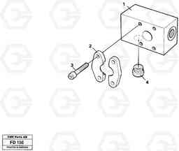 25991 Adapter,slope bucket/rot equipment EW150 ?KERMAN ?KERMAN EW150 SER NO - 318, Volvo Construction Equipment