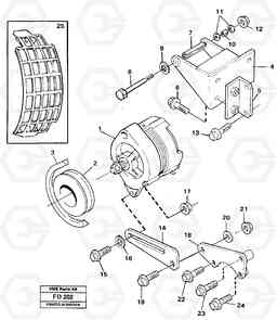 97075 Alternator, assembly EW150 ?KERMAN ?KERMAN EW150 SER NO - 318, Volvo Construction Equipment