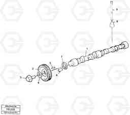 27524 Camshaft EW150 ?KERMAN ?KERMAN EW150 SER NO - 318, Volvo Construction Equipment