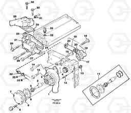85095 Water pump EW150 ?KERMAN ?KERMAN EW150 SER NO - 318, Volvo Construction Equipment