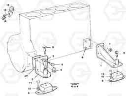 33046 Engine mounting EW150 ?KERMAN ?KERMAN EW150 SER NO - 318, Volvo Construction Equipment