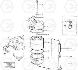 27530 Fuel filter EW150 ?KERMAN ?KERMAN EW150 SER NO - 318, Volvo Construction Equipment