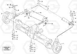 36196 Knuckle ret and parallel stay EW150 ?KERMAN ?KERMAN EW150 SER NO - 318, Volvo Construction Equipment