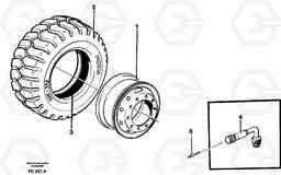 33647 Wheels, wide - base EW150 ?KERMAN ?KERMAN EW150 SER NO - 318, Volvo Construction Equipment