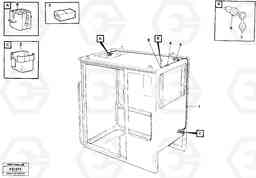 35696 Cable harnesses, cab EW150 ?KERMAN ?KERMAN EW150 SER NO - 318, Volvo Construction Equipment