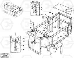 34096 Support, cover plates EW150 ?KERMAN ?KERMAN EW150 SER NO - 318, Volvo Construction Equipment