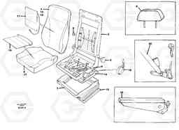 16519 Operator's seat Be-ge EW150 ?KERMAN ?KERMAN EW150 SER NO - 318, Volvo Construction Equipment