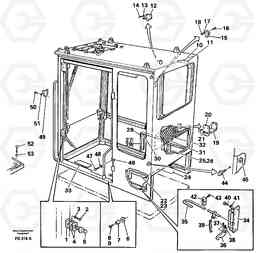 34811 Interior components EW150 ?KERMAN ?KERMAN EW150 SER NO - 318, Volvo Construction Equipment