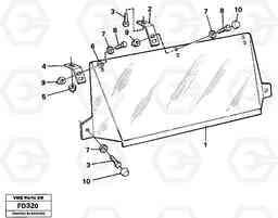 34813 Sun visor,outer EW150 ?KERMAN ?KERMAN EW150 SER NO - 318, Volvo Construction Equipment