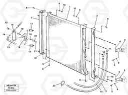 39575 Condensor with fitting parts cooling agent R134 A EW150 ?KERMAN ?KERMAN EW150 SER NO - 318, Volvo Construction Equipment