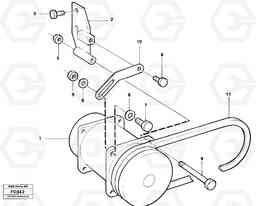 1907 Compressor with fitting parts cooling agent R134 A EW150 ?KERMAN ?KERMAN EW150 SER NO - 318, Volvo Construction Equipment