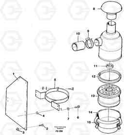 33705 Oil bath filter EW150 ?KERMAN ?KERMAN EW150 SER NO - 318, Volvo Construction Equipment