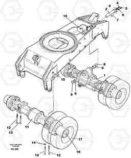 35326 Driveshafts with assembly parts EW150 ?KERMAN ?KERMAN EW150 SER NO - 318, Volvo Construction Equipment