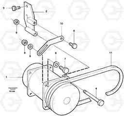 1906 Compressor with fitting parts cooling agent R12 EW150 ?KERMAN ?KERMAN EW150 SER NO - 318, Volvo Construction Equipment