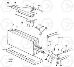 7961 Evaporator with fitting parts cooling agent R12 EW150 ?KERMAN ?KERMAN EW150 SER NO - 318, Volvo Construction Equipment