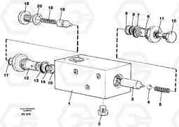 30341 Hydraulic lock, dozer blade. EW150 ?KERMAN ?KERMAN EW150 SER NO - 318, Volvo Construction Equipment