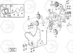 55452 Timing gear casing EC620 ?KERMAN ?KERMAN EC620 SER NO - 445, Volvo Construction Equipment