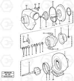 16492 Turbo charger EC620 ?KERMAN ?KERMAN EC620 SER NO - 445, Volvo Construction Equipment