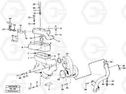 93116 Thermostat housing EC620 ?KERMAN ?KERMAN EC620 SER NO - 445, Volvo Construction Equipment